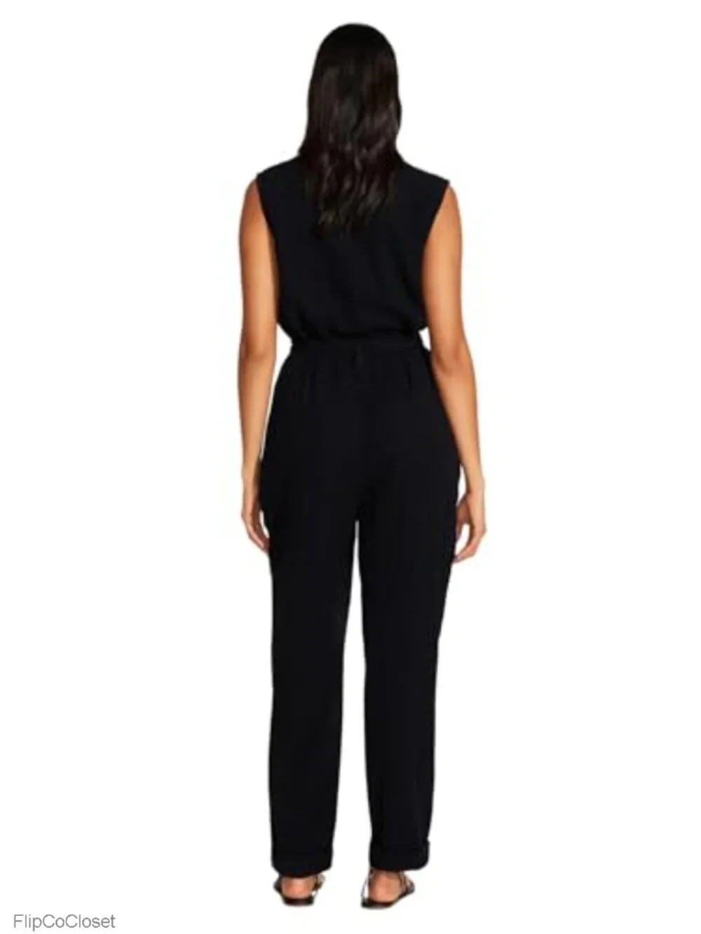 Vitamin A Women's Linen Cover-Up Jumpsuit with Belt & Pockets